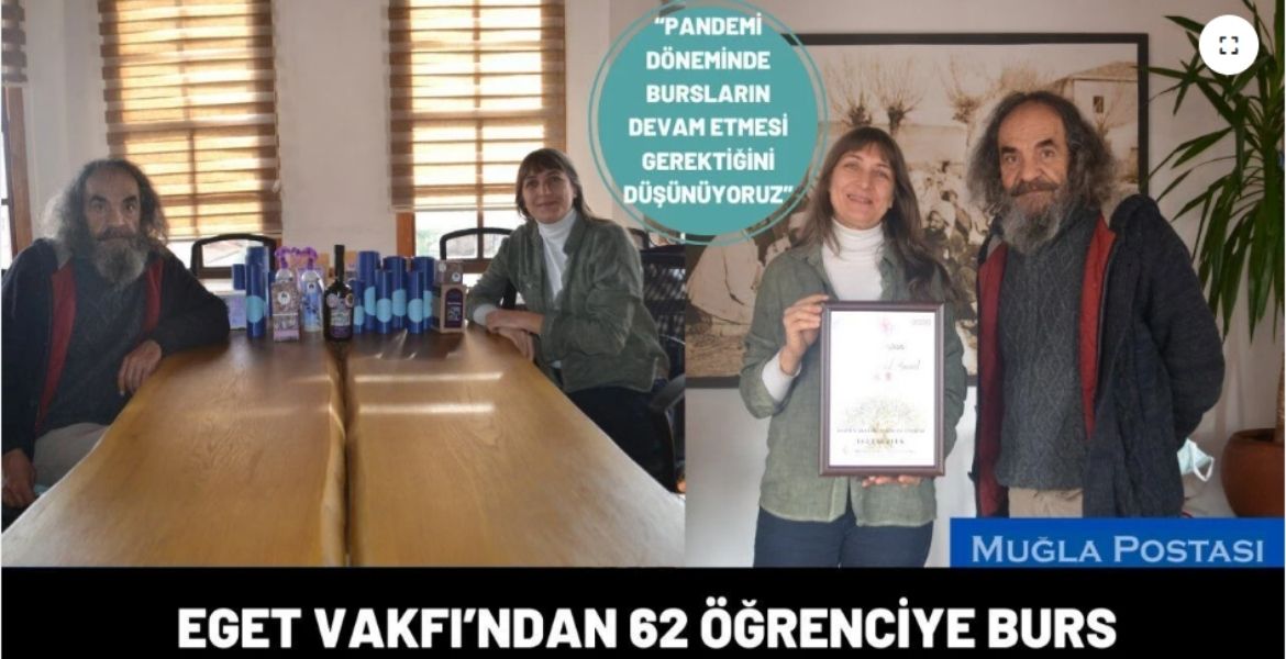 EGET VAKFI'NDAN 62 ÖĞRENCİYE BURS