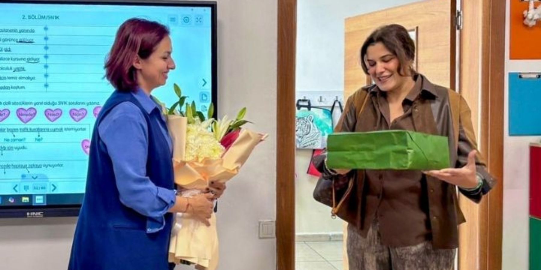 MAVİ BULUT SINIFINDAN ANLAMLI ÖĞRETMENLER GÜNÜ HEDİYESİ