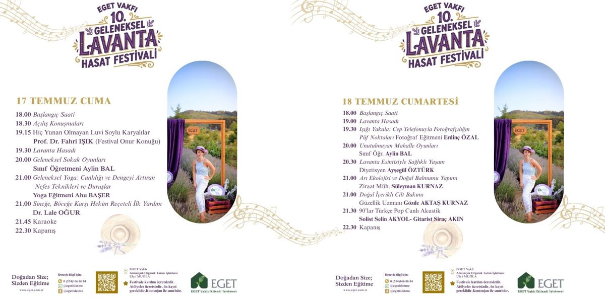 LAVANTA FESTİVALİ BAŞLIYOR