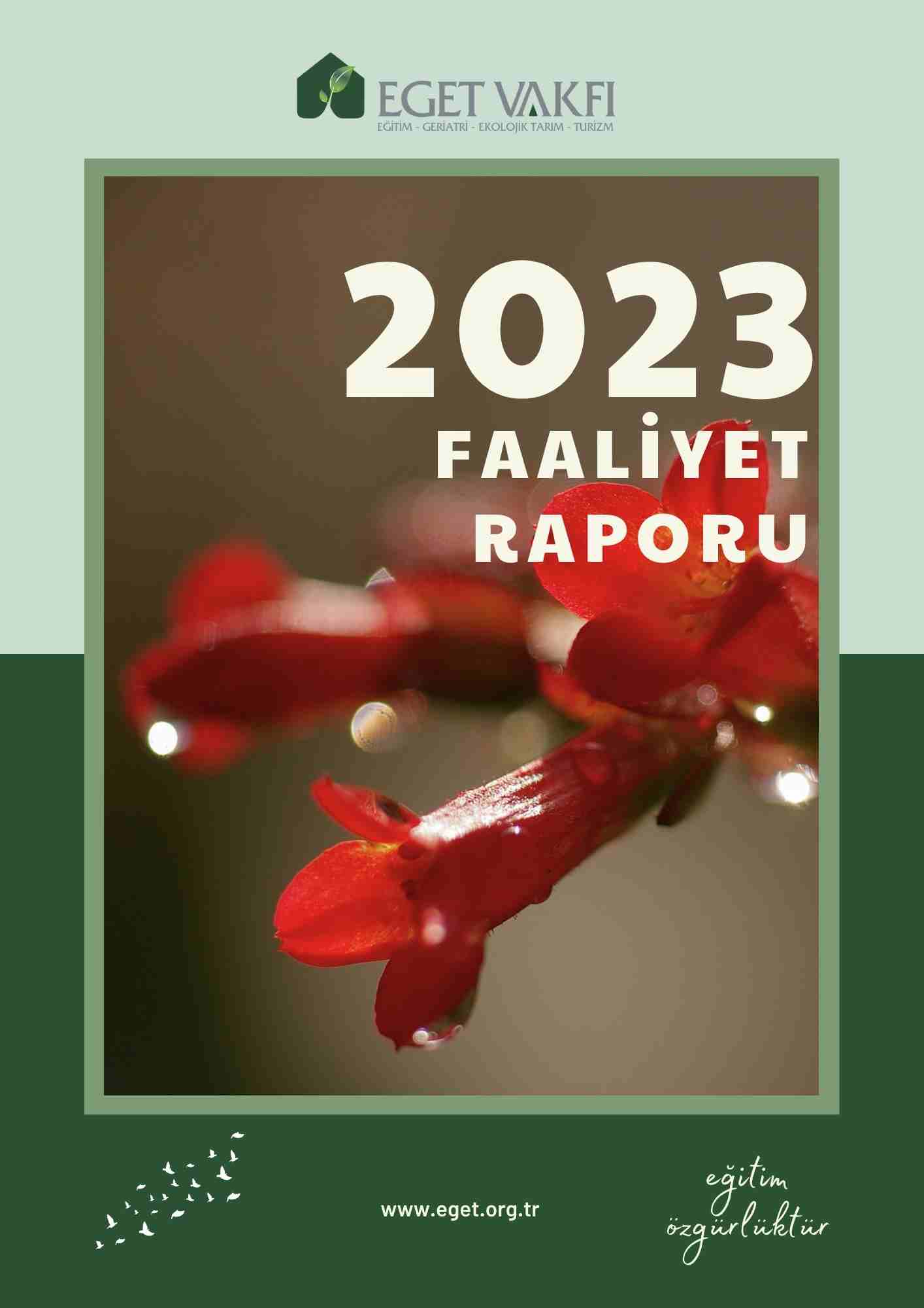 2023 YILI FAALİYET RAPORU